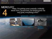 Tablet Screenshot of mercury4.spacelog.org
