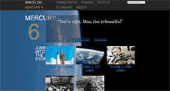 Desktop Screenshot of mercury6.spacelog.org